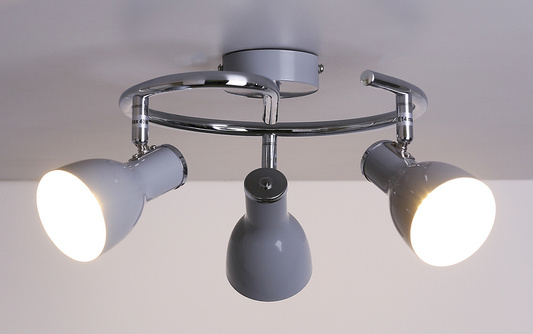 Lampa sufitowa Julie reflektor regulowana 3-punktowa do salonu