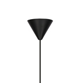 Lampa wisząca Kiruna L czarna metalowa do salonu nad stół 1 płomienna E27
