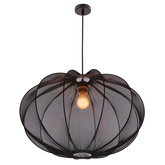 MELLOW lampa wisząca czarny 1x40W E27 abażur  60 czarny kula 31-41982