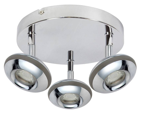 Lampa sufitowa SKIPPER okrągła regulowana LED 3-punktowa do salonu