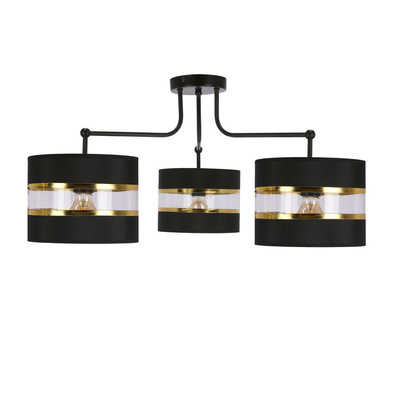 Lampa sufitowa Andy z abażurami 3-punktowa do salonu