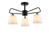 Lampa sufitowa Morley listwa z abażurami 3-punktowa do salonu