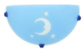 Plafon dziecięcy lampa ścienna księżyc błękitny 11-30125