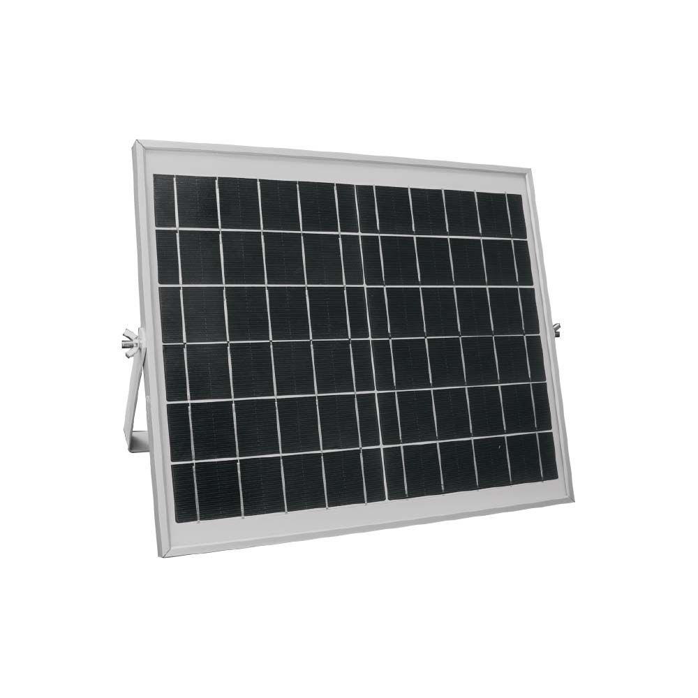 50W Lampa uliczna solarna / Barwa:6000K / Obudowa: Srebrna
