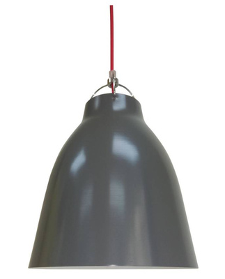 Lampa wisząca Pensilvania szara metalowa z kloszem do kuchni nad stół E27