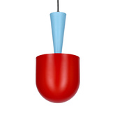 Lampa wisząca Visby Ledea metalowa kolorowa do salonu 1 płomienna E27