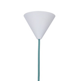 Lampa wisząca Oss Ledea zielona owalna metalowa 1xE27 do salonu kuchni