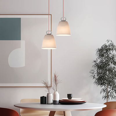Lampa wisząca biała ceramiczna Sewilla Ledea 50101143