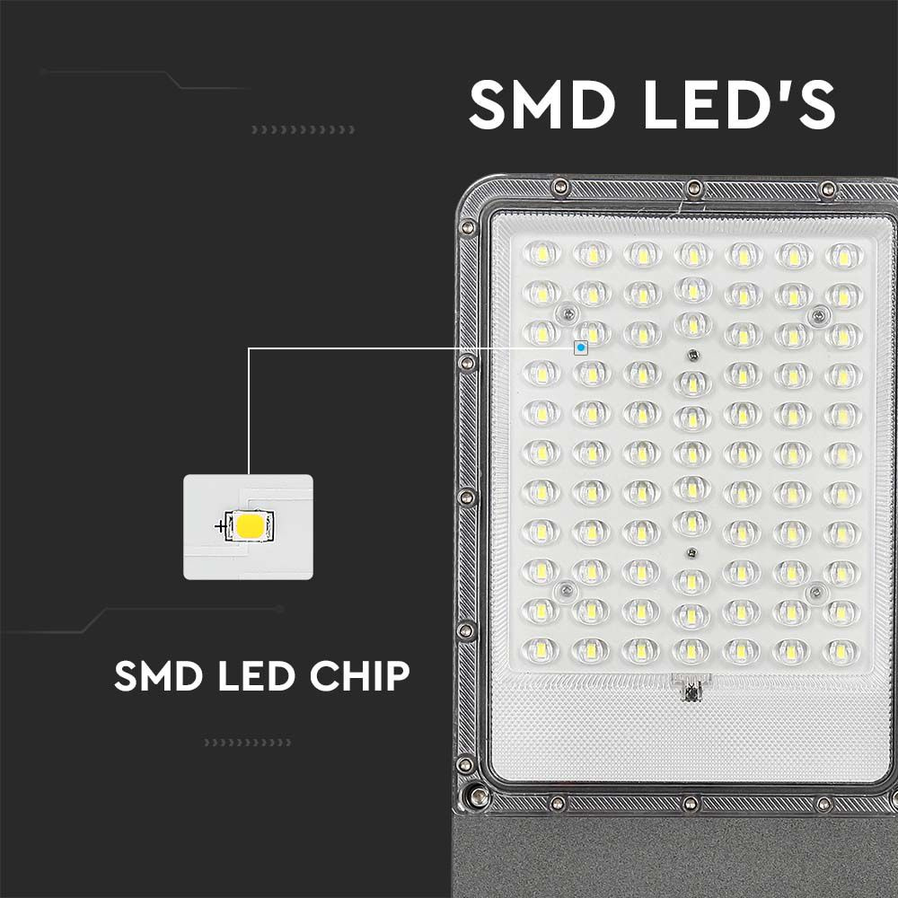 30W Lampa Uliczna LED Solarna / Bateria: 60AH LiFePO4 / Barwa: 6500K