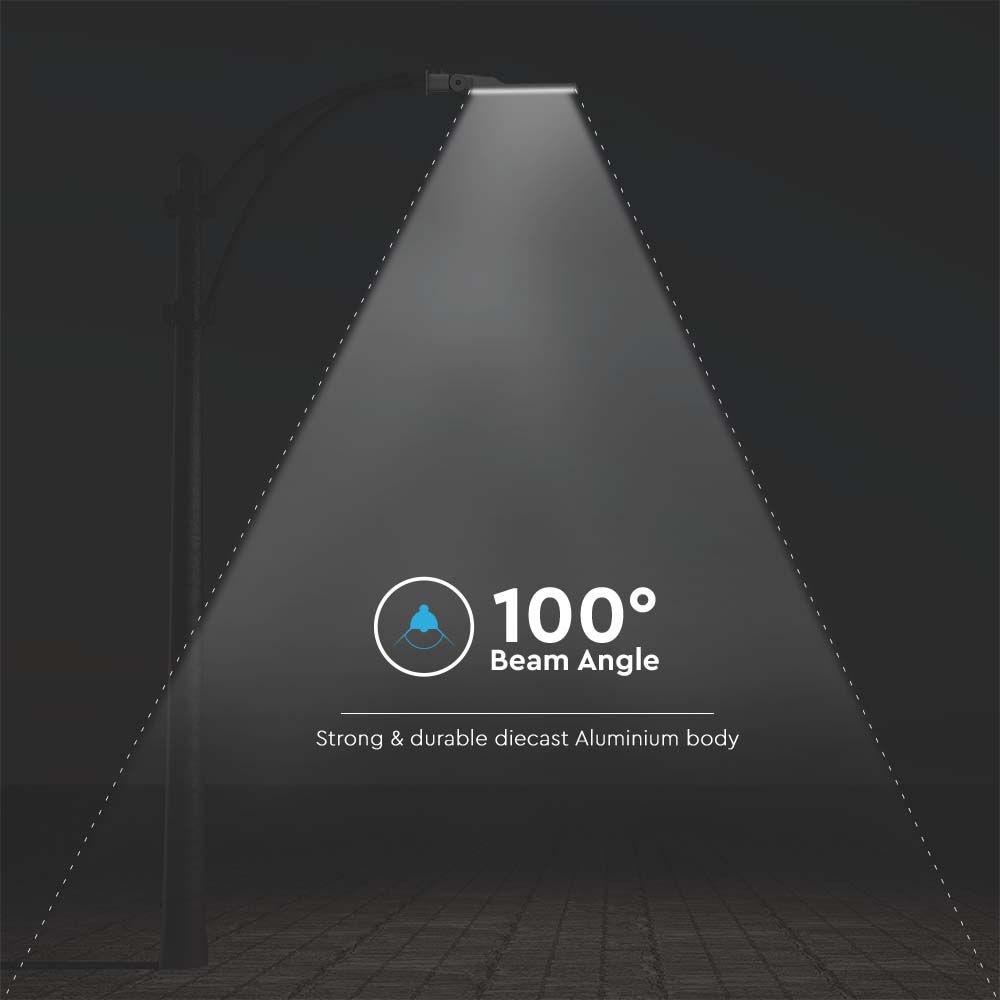 30W Lampa uliczna LED z regulowanym uchwytem / Chip SAMSUNG / Barwa:6500K / Obudowa: Szara