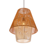 Lampa wisząca z abażurami Africa do sypialni i jadalni E27 1-płomienna