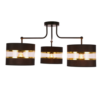 Lampa sufitowa Andy z abażurami 3-punktowa do salonu