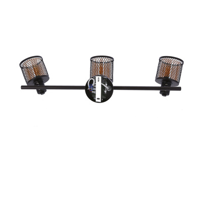 Lampa sufitowa Canabera listwa ze szklanymi kloszami regulowana 3-punktowa