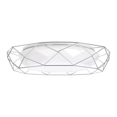 Plafon LED Sven okrągły 43 cm 4000K srebrny Candellux