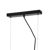 Lampa wisząca Varna drewniana czarna potrójna nad stół 3xE27 industrialna