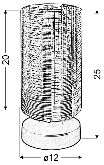 Cox lampka gabinetowa 1x60w e27 złoty