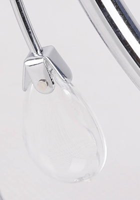 Lampa sufitowa Simpli ze szklanymi kloszami 5-punktowa do salonu
