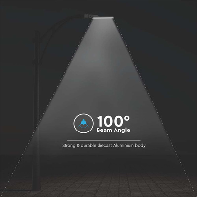 30W Lampa uliczna LED z regulowanym uchwytem / Chip SAMSUNG / Barwa:6500K / Obudowa: Szara
