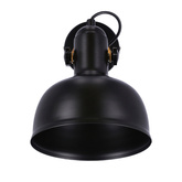 Kinkiet czarny/drewniany regulowany lampa E27 40W Reno 21-76748