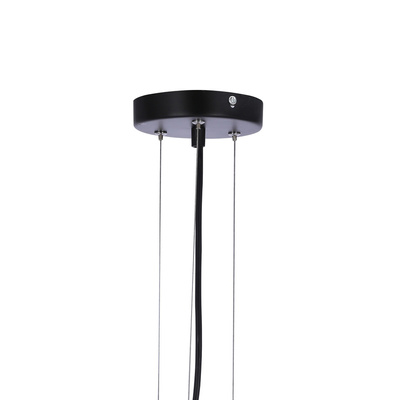 Lampa wisząca Caldera szklana potrójna kula białe klosze do salonu E27