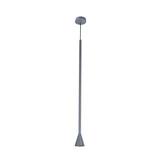 Lampa wisząca tuba Tucson szara metalowa GU10 pojedyncza
