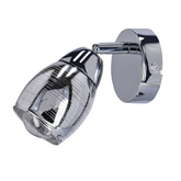 Kinkiet Milton regulowany metalowy chrom do salonu nad lustro E14