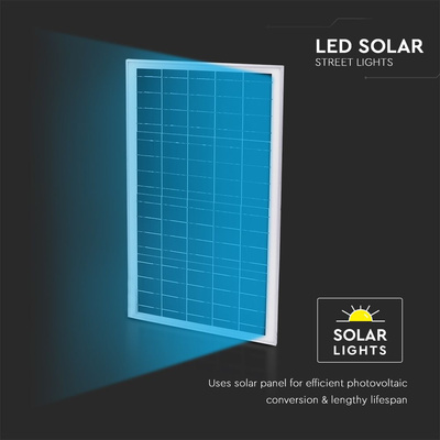 35W Lampa Uliczna LED Solarna /  Bateria: 18AH LiFePO4 / Barwa: 6500K