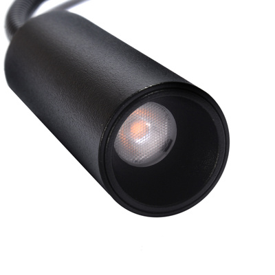 Elastyczna lampa do szyn magnetycznych UN5-YDL20 Micro Magnetic 3W 3000K czarna
