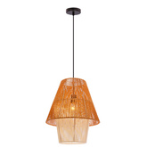 Lampa wisząca z abażurami Africa do sypialni i jadalni E27 1-płomienna