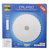 Plafon LED Calipso okrągły biały 48,5 cm zmienna barwa światła 2800-6500K pilot