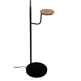 Lampa podłogowa Vanity z półką do salonu z kloszem E27 IP20