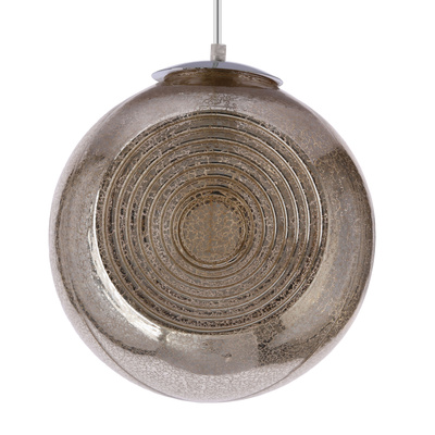 Lampa wisząca Club szklana kula do salonu 1-punktowa E27 nowoczesna