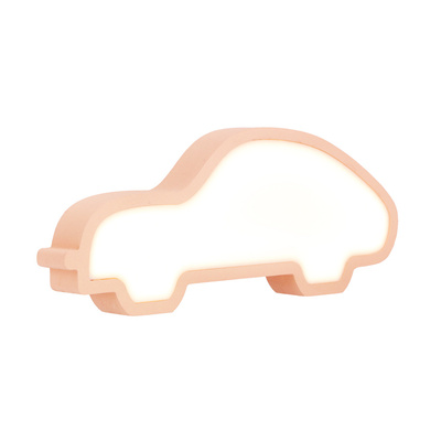 Lampka Car IQ Kids samochód LED do pokoju dziecięcego nocna różowa