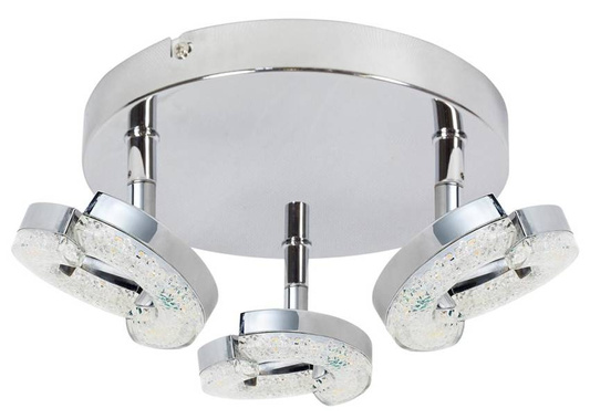 Lampa sufitowa Morris okrągła regulowana 3-punktowa LED