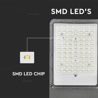 35W Lampa Uliczna LED Solarna /  Bateria: 18AH LiFePO4 / Barwa: 6500K