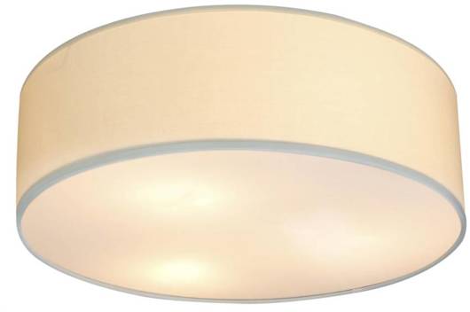 Lampa sufitowa okrągła kremowa 2x40W E27 30cm Kioto Candellux 31-64677
